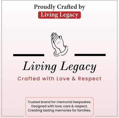 Living Legacy Wooden Christmas Memorial Ornament – Handcrafted Tribute with Custom QR Photo Memories for Loved Ones in Heaven